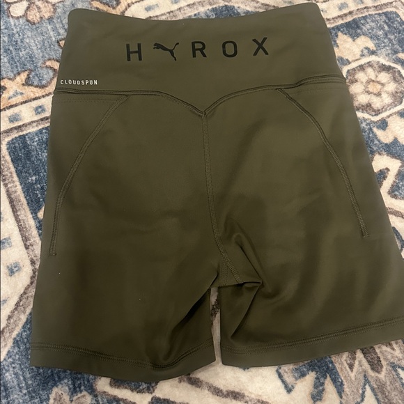 Puma Pants - HYROX - Puma Women's Olive Green Shorts